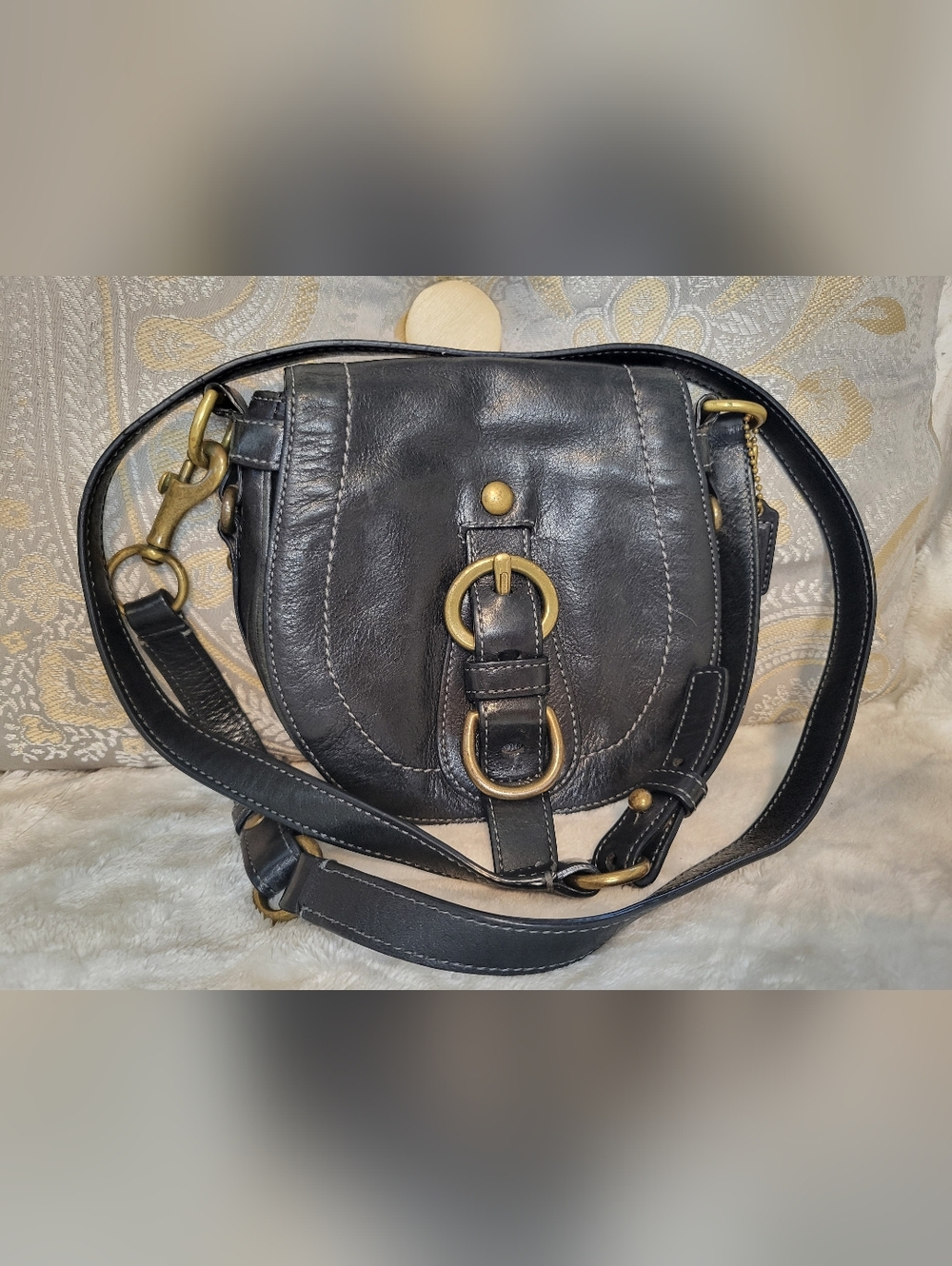 COACH LEGACY VINTAGE SADDLE BAG